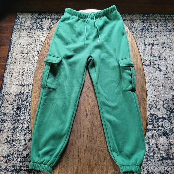 SHEIN EZwear Flap Pocket Side Drawstring Waist Sweatpants Size Women's Medium - Picture 3 of 12